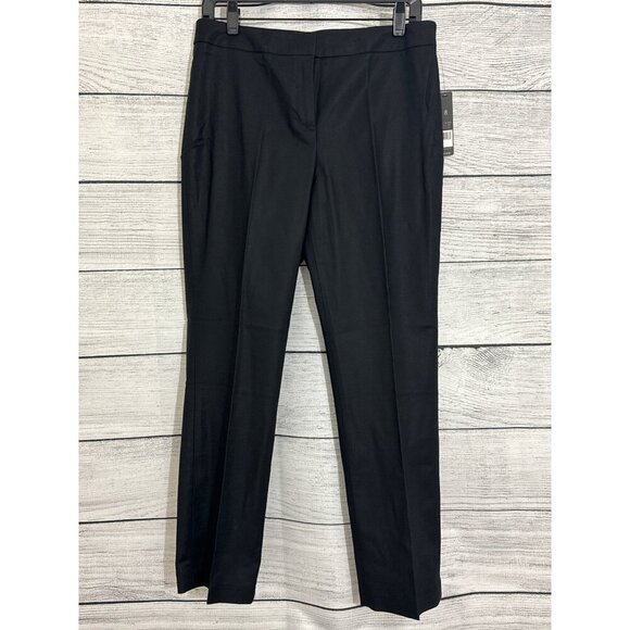 NWT Nic+Zoe Black Onyx Slim Fit Trousers, Size 8 - Picture 1 of 4